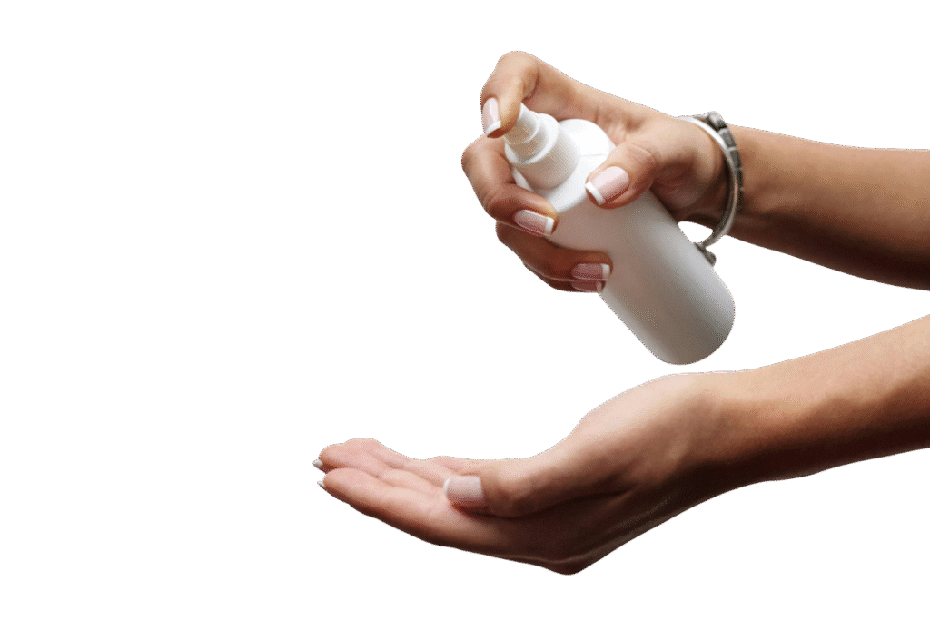 usare gel disinfettante