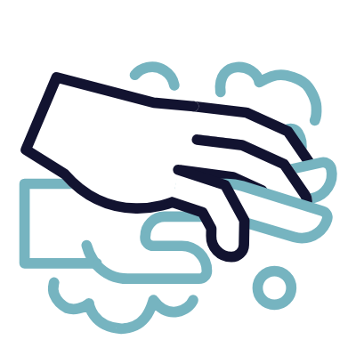 lavare le mani con detergenti